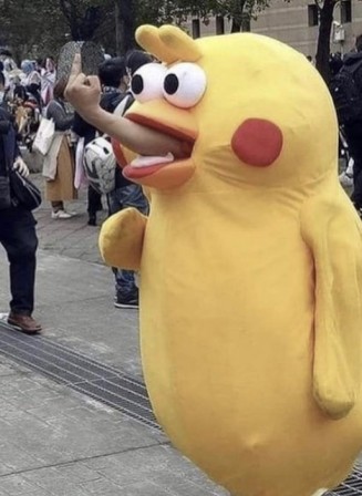Pikachu manifestation doigt d'honneur.jpg, sept. 2021