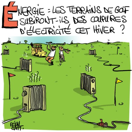 Remy Cattelain golf coupures d'électricité le monde du sport français inquiet pour cet hiver.jpg, déc. 2022