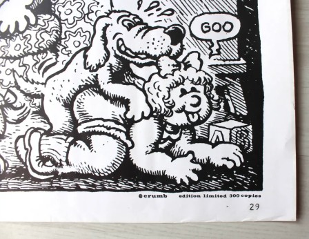 Robert Crumb 1969 l'amour des chiens