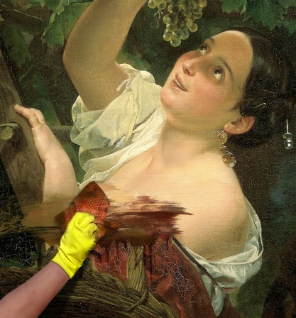 The Italian Midday Karl Bryullov 1827 The Russian Museum, St.Petersburg la désinfection des surfaces.jpg, janv. 2021