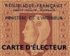 carte d'électeur carte de bibliothèque