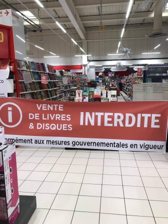 vente de livres et de disques interdites.jpg, oct. 2020