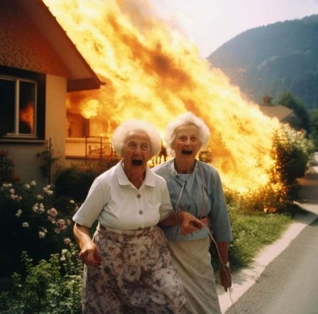 vieilles femmes incendie feu au village sans prétention on a mauvaise réputation.jpg, déc. 2023