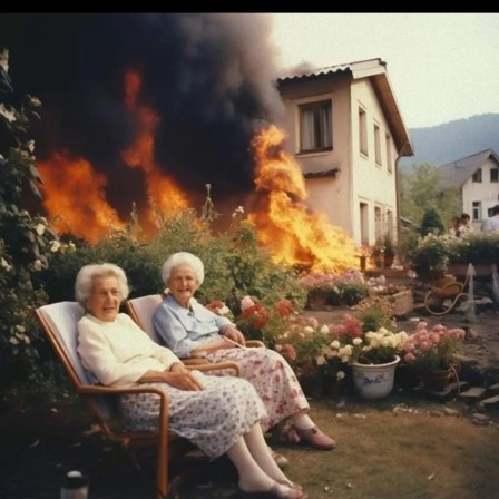 vieilles femmes incendie maison en feu du riz au lait comme menu de réveillon à l'EHPAD non mais qu'est-ce qu'il croyaient.jpg, déc. 2023