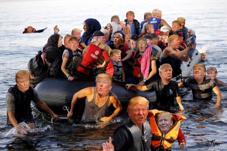 Barry Kite Trump la crise des réfugiés.jpg