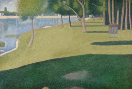 Georges Seurat Un dimanche après-midi à l'Île de la Grande Jatte en période de confinement.jpg, avr. 2020