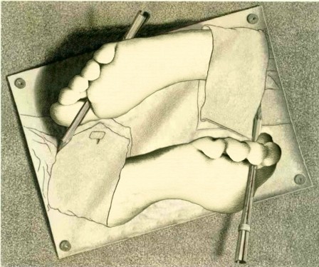 Maurits Cornelis Escher pied.jpg