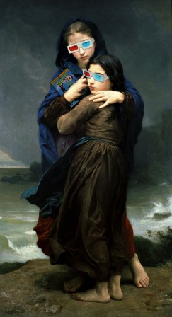 William-Adolphe Bouguereau 1825-1905 L'Orage il me semble que la misère serait moins pénible avec des lunettes 3D.jpg, avr. 2023