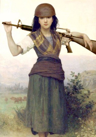 William-Adolphe Bouguereau Pastourelle 1889 jeune bergère en tenue de combat.jpg, mars 2023