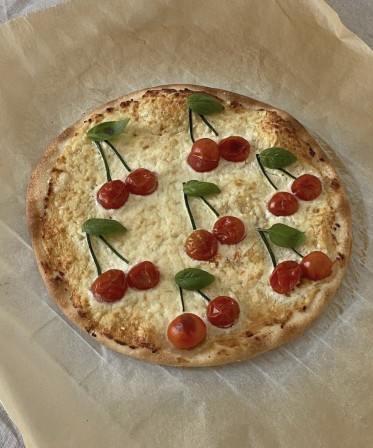 pizza à la cerise le temps des cerises