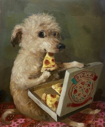 Alison Friend pizza lover chien oui je suis un lover.jpg, févr. 2024