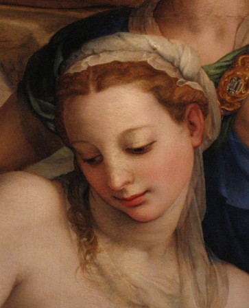 Angelo di Cosimo dit le Bronzino ou Agnolo Bronzino Portrait de Laura Battiferri Palazzo Vecchio La Descente du Christ aux limbes.jpg, oct. 2019