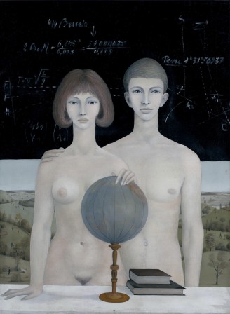 Anna Alina Güntner  High School Graduates oil on canvas 1962 Adam et Eve.jpg, sept. 2021