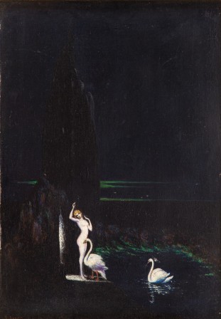 Boleslas Biegas Leda 1928 le lac des cygnes elle aspirait à la nuit érotisme.jpg, déc. 2023