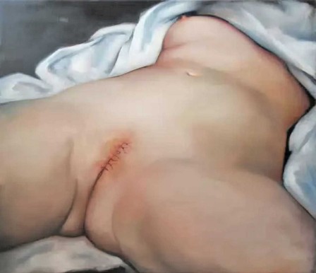 Caroline Westerhout le fin du monde sexe mutilations sexuelles Gustave Courbet excision.jpg, mai 2023