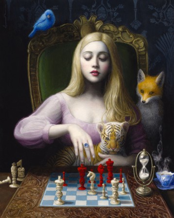 Chie Yoshii échecs la reine rouge.jpg, nov. 2019