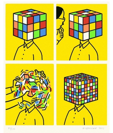 Christoph Niemann Rubiks cube Mr Rubik la consiultation.jpg, avr. 2023