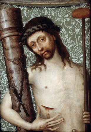 Christus als Schmerzensmann Kunsthalle Bremen Altarpiece Man of Sorrows 1490 Jésus douleur.jpg, août 2021