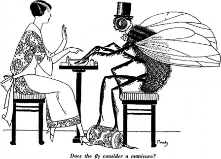 Does the fly consider a manicure From Everygirl’s Magazine 1922 mouche manucure.jpg, mai 2021