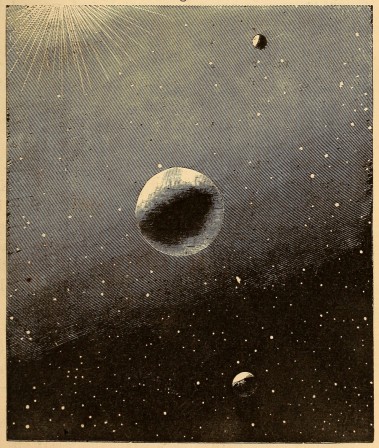 Earth in space A fourteen weeks course in descriptive astronomy 1870 planète terre dans l'espace.jpg, avr. 2023