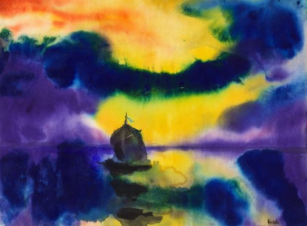 Emil Nolde Stormy Sea 1930 ciel variable.jpg, juin 2021