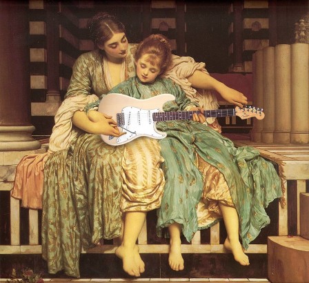 Frederic Leighton la leçon de musique.jpg, sept. 2019