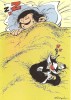 Gaston Lagaffe André Franquin Georges Brassens le jour du 14 juillet je reste dans mon lit douillet.jpg, juil. 2021