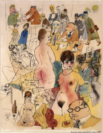 George Grosz Fern im Süd das schöne Spanien 1919 Ah l'Espagne.png, janv. 2024