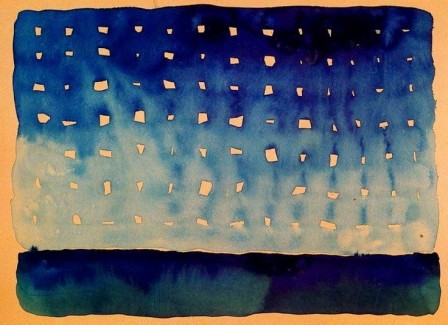 Georgia O’Keeffe Starlight Night 1917 Watercolor on paper