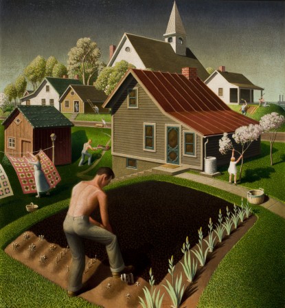 Grant Wood Spring in Town 1941 le gay printemps.jpg