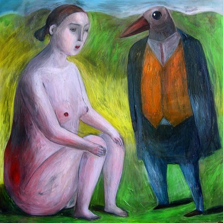 Hana Hančová la femme et l'oiseau la consultation.jpg, mars 2023