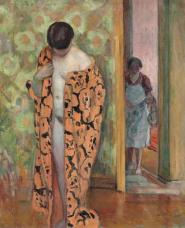 Henri Lebasque Le Cannet le peignoir japonais 1926 la chambre de la fille