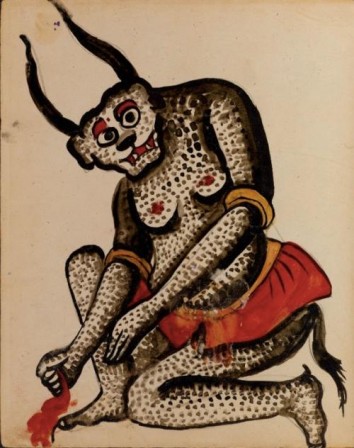 Illustrations of demons from a Persian book on magic and astrology, 1921.jpg, août 2020