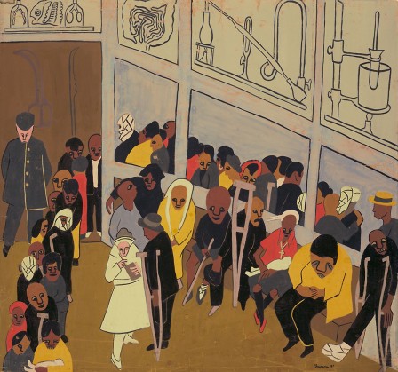 Jacob Lawrence Harlem Series Harlem Hospital's Free Clinic.jpg, juin 2020