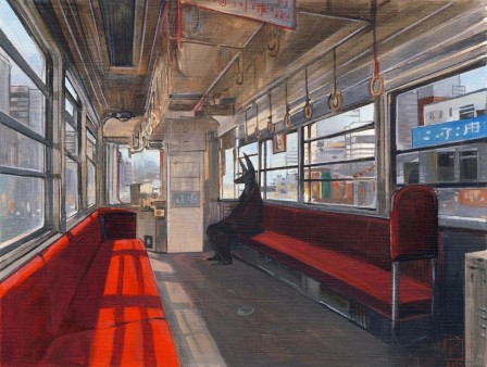 Joanna Karpowicz Anubis Anubus tramway bus métro Claude François.jpg, déc. 2022