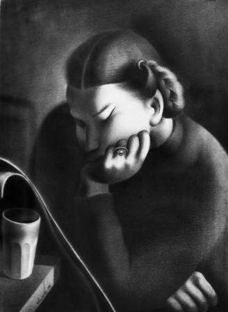 José de Almada Negreiros Portuguese1893-1970 Portrait of Sarah Affonso 1938 graphite on paper.jpg, janv. 2024