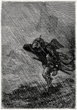 Jules Férat, from L’île mystérieuse The mysterious island, by Jules Verne, Paris, 1870 météo les vents contraires.jpg, janv. 2023