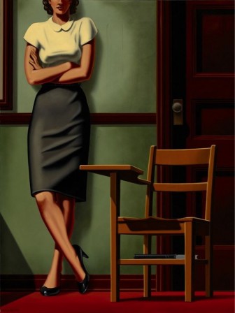 Kenton Nelson institutrice la retenue.jpg, fév. 2020