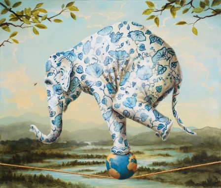 Kevin Sloan éléphant le magasin de porcelaine.jpg, déc. 2019