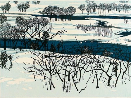 Kitaoka Fumio Snow on the Riverbank 1977.jpg, janv. 2021