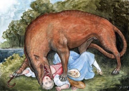 La Bête du Gévaudan par Johanna Öst.jpg, janv. 2020