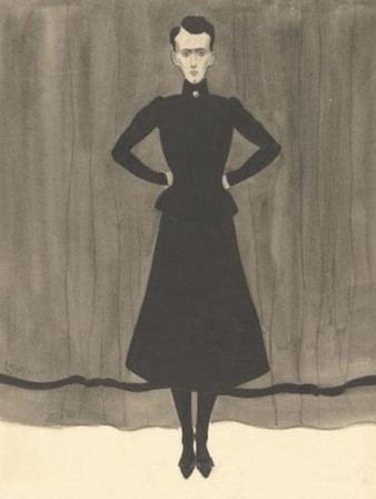 Léon Spilliaert Femme en pied 1902 Emmanuel Macron.jpg, sept. 2021