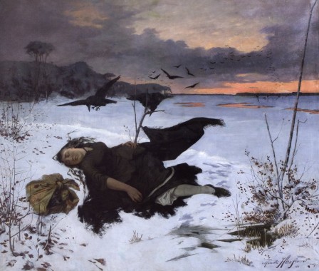 Marceli Harasimowicz Prey of Ravens 1888 les corbeaux.jpg