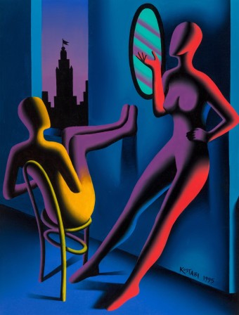 Mark Kostabi Metropolitan 5.00 AM acrylic on canvas 1995.jpg, déc. 2021