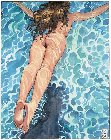 Milo Manara piscine soleil été.jpg, mai 2023