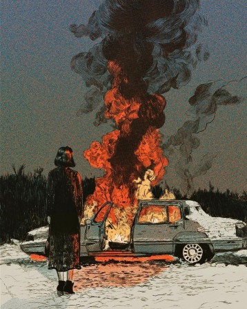 Nicole Rifkin  voiture en feu brûler ce qu'on a adoré.jpg, nov. 2021