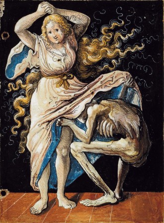 Niklaus Manuel Death and the Maiden ca.1517 Kunstmuseum Basel la mort sous tes jupes.jpg, déc. 2023