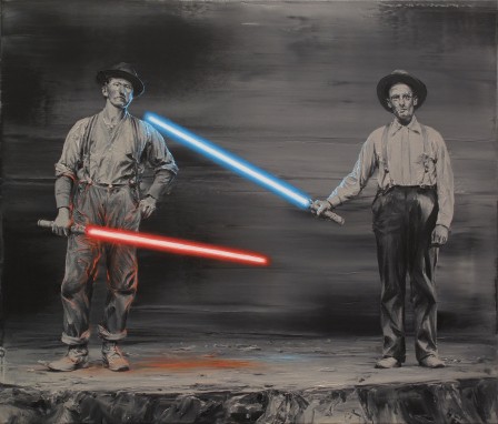 Paco Pomet sabre laser les Jedi de l'Ouest.jpg