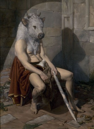 Paul Reid (Scottish, 1975) Minotaur avant j'étais un minotaure.jpg, nov. 2022