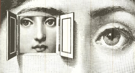 Piero Fornasetti une femme à la fenêtre bonjour.jpg, fév. 2020